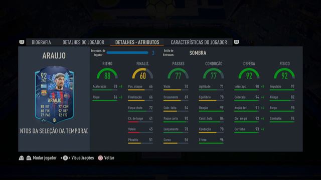 REVIEW DO ARAÚJO TOTS 92! VALE A PENA? FIFA 23 - ULTIMATE TEAM смотреть онлайн