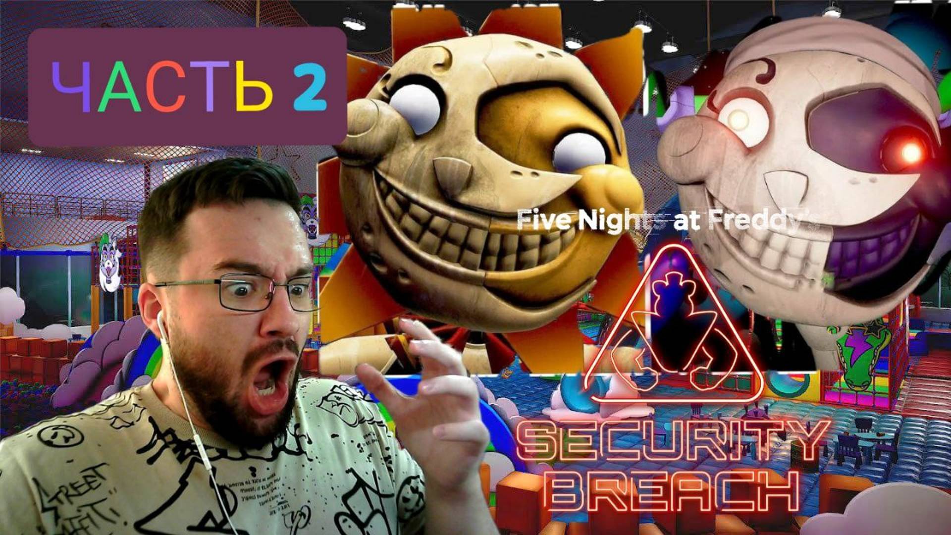 Я БОЛЬШЕ НЕ ЛЮБЛЮ ДЕТСАД....FNaF: Security breach / Прохождение / PS5 /часть 2