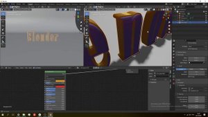 Эксперементируем с текстом в Blender 2.92/lesson on blender creating a beautiful text