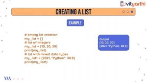 List In Python - Python Essentials - Vityarthi.com