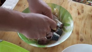 Шашлык из скумбрии