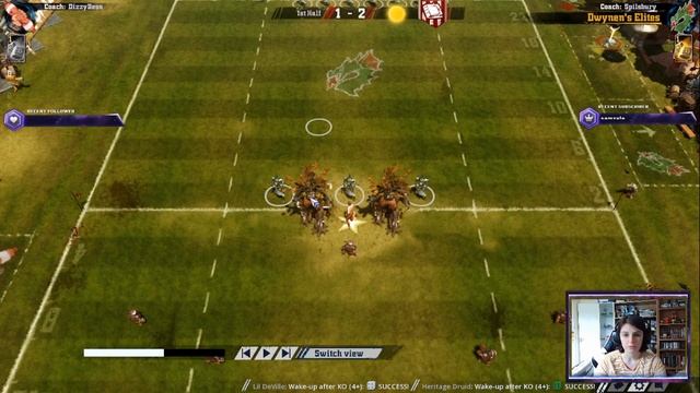 Blood Bowl 2: Halfling One Turn Touchdown смотреть онлайн