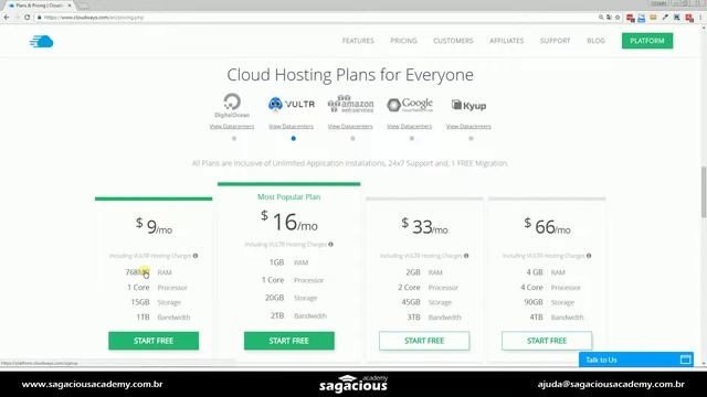 Curso de Mautic - Passo 01 - Criação de Conta na Cloudways (consulte o curso atualizado) смотреть онлайн