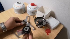 Обзор на Газовую горелку KOVEA scorpion stove, для походов, рыбалки и охоты. Производство Корея.