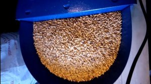 Помол ячменного солода на зернодробилке Фермер 800Вт