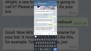 Как создать имя бота в Телеграм
