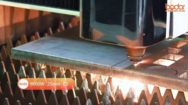 Лазерный станок Bodor с источником 8000 вт режет сталь толщиной 25 мм смотреть онлайн