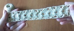 Ажурная тесьма крючком.