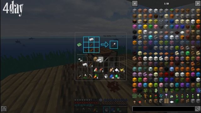 ВЫЖИВАНИЕ 100 Дней ПОСЛЕ КОРАБЛЕКРУШЕНИЯ в Майнкрафт Хардкоре с 1000 МОДАМИ! смотреть онлайн