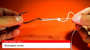 Паломар. Самый простой и надежный узел для крючка с ушком.