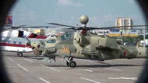 МИ-28"36"МИ-38-2 38011 МИ-8 70934 Улетают с HeliRussia 2014