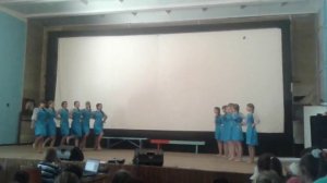 Танец 3 отряда в лагере "Королевские скалы "