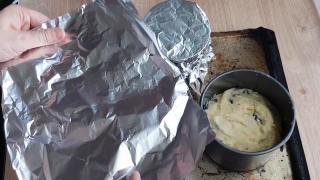 Творожный кулич без дрожжей и не пачкая рук/Curd cake