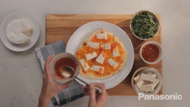 Panasonic - Multi and Combination Ovens - NN-GN68KS, NN-GT69KS - Arugula Brie Crispy Flatbread смотреть онлайн