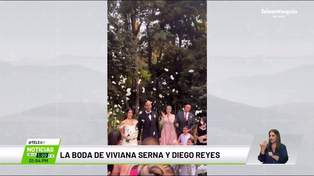 La boda de Viviana Serna y Diego Reyes - Teleantioquia Noticias