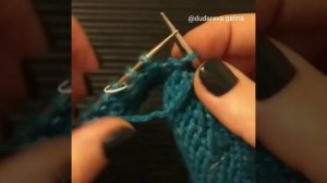ВЯЗАЛЬНЫЙ ЛАЙФХАК. Частичное вязание. Укороченные ряды с помощью петли лассо, петля с оборотом нити