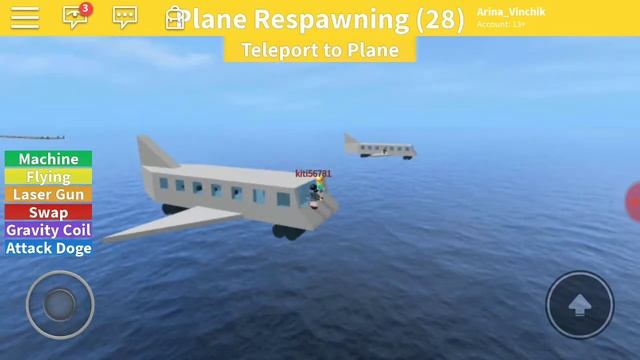 Выживаем на падающем самолёте в РОБЛОКСЕ смотреть онлайн