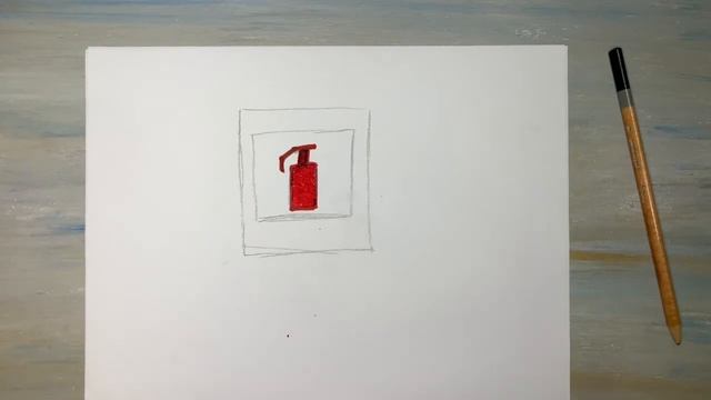 Как нарисовать Дорожный Знак Огнетушитель|Рисуем знаки Дорожного Движения смотреть онлайн