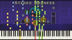 Stereo Madness - Geometry Dash | Piano Cover | Impossible