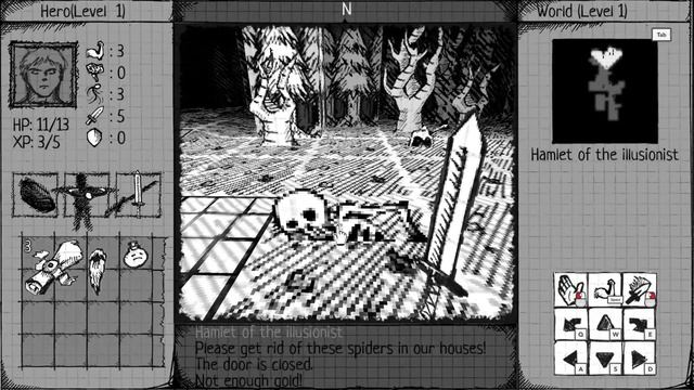 Drawngeon Dungeon of Ink and Paper Part 1 - Legendary Shovel смотреть онлайн