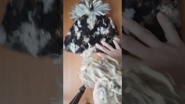 Валяная шапочка из флиса