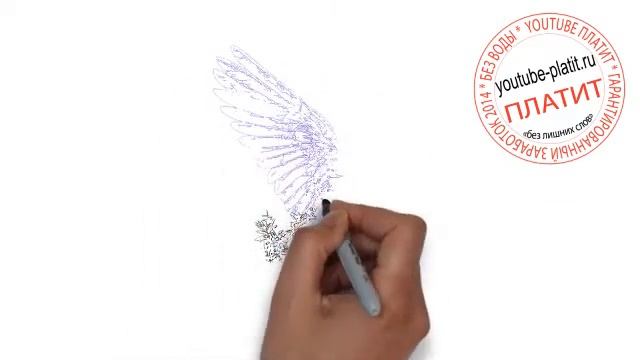 Учимся рисовать ангела как быстро нарисовать ангела смотреть онлайн