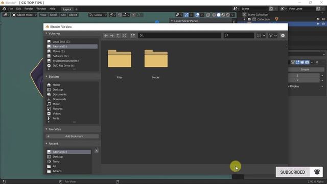 Slice a Mesh in Blender - Laser Slicer Addon