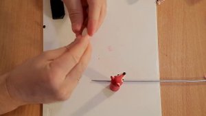 Лепка лисы. Лисичка из пластилина.