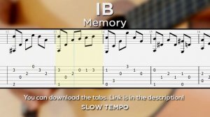 Ib - Memory (Title Song) Guitar Tutorial | Guitar Lesson + TABS