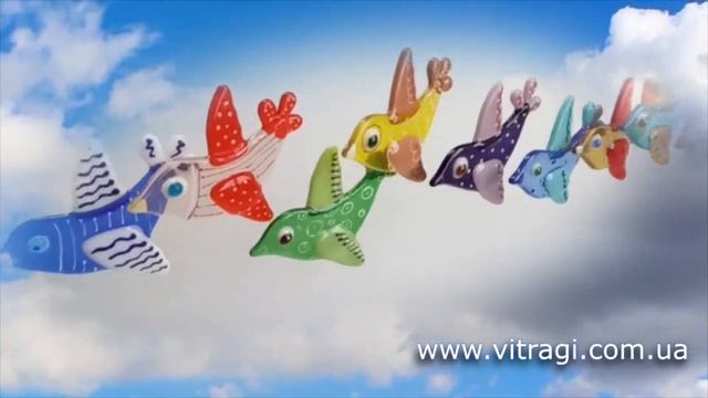 Фьюзинг. Птички из цветного стекла. смотреть онлайн