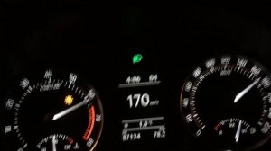 шкода октавия RS - разгон с 60 до 200 км/ч