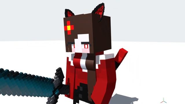 Tes Ear And Tail Cat // Minecraft Animation {(Prisma 3D)} (No Sound) {Link In Desc} смотреть онлайн