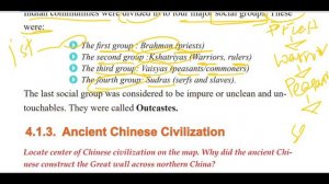 Grade 7 social science Chapter Four Part 2 Ancient Civilization # Indian and China civilization