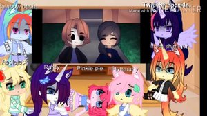 °Mlp reacts to Piggy memes°•Gacha Club•Part 1