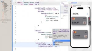 Основы SwiftUI | Урок 13 - отображаем карточки с помощью ScrollView или TabView