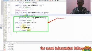 mutators and accessors in java |yeneta tutorial |yeneta programming| with Mekuanent Degu| አማርኛ