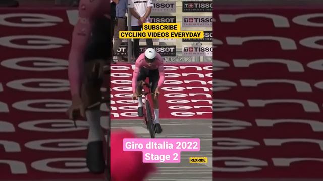 🇮🇹 Van der Poel clings to pink with his own style Giro d'Italia 2022  Stage 2 |  #cyling #rexride