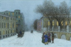 Удивительная Москва в акварелях Искандера Улумбекова