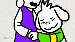 Asriel vs omega flowey.(read discription