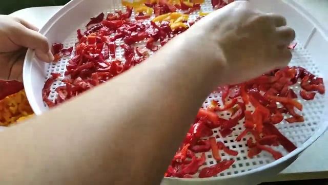 Домашняя сушёная паприка.