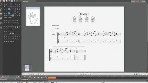 этюд С Dur разбор на гитаре ноты+табы