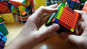 Сборка кубика Рубика 9х9. Часть 9 - сборка крупных рёбер класса "1+2+3+4"