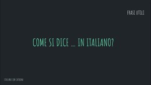 Топ фраз на итальянском для начинающих. Italiano con Caterina #55