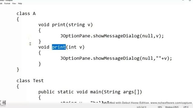 Over Loading in Java | Urdu смотреть онлайн