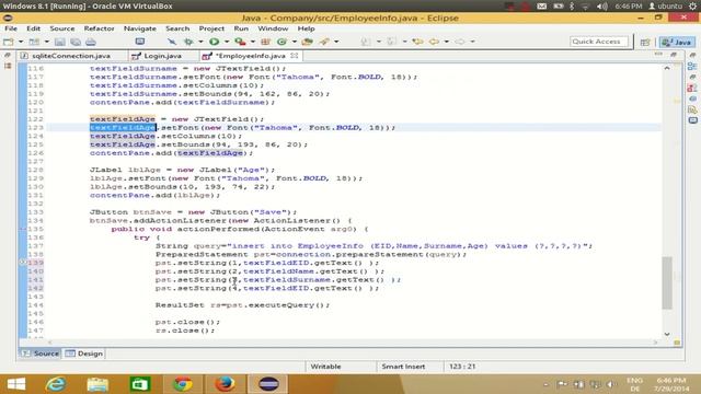 Java swing tutorial using Eclipse - How to Insert / Save Data from Java Into Sqlite Database смотреть онлайн