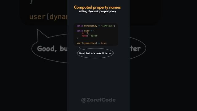 better way to set dynamic key in objects | JavaScript