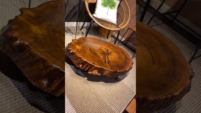 Стол из слэба карагача