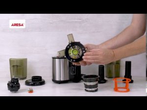 Распаковка соковыжималки / Unpacking of juicer ARESA AR-2504