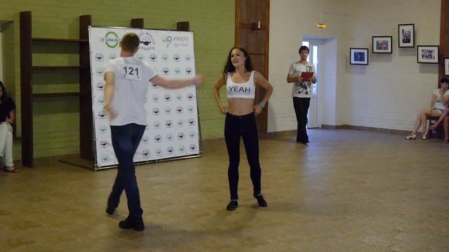 Crossover Колпиков Сергей - Копейкина Анна (хастл + зук)