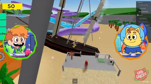 24 HORAS NO PARQUE AQUÁTICO COM ASTRO !!! | Gato Galactico e Astro Desenho Animado gameplay смотреть онлайн